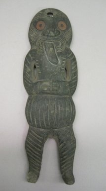 Maori. <em>Small Figure</em>. Nephrite, sealing wax Brooklyn Museum, Gift of Colonel Robert B. Woodward, 09.926.2. Creative Commons-BY (Photo: Brooklyn Museum, CUR.09.926.2.jpg)