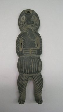 Maori. <em>Small Figure</em>. Nephrite Brooklyn Museum, Gift of Colonel Robert B. Woodward, 09.926.3. Creative Commons-BY (Photo: Brooklyn Museum, CUR.09.926.3.jpg)