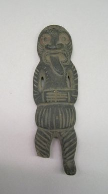 Maori. <em>Small Figure</em>. Nephrite Brooklyn Museum, Gift of Colonel Robert B. Woodward, 09.926.6. Creative Commons-BY (Photo: Brooklyn Museum, CUR.09.926.6.jpg)