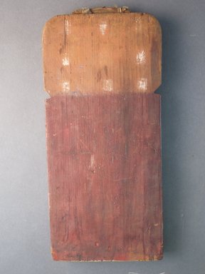  <em>Kachina Doll</em>, late 19th-early 20th century. Wood, 11 x 5 1/8 x 7/8 in. (27.9 x 13.0 x 2.2 cm). Brooklyn Museum, Purchased with funds given by Herman Stutzer, 10.229.9 (Photo: Brooklyn Museum, CUR.10.229.9_view2.jpg)