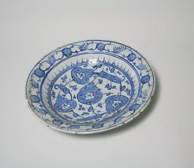  <em>Plate</em>, first half 16th century. Ceramic, 2 3/8 x 11 1/4 in. (6 x 28.6 cm). Brooklyn Museum, Museum Collection Fund, 10.79. Creative Commons-BY (Photo: Brooklyn Museum, CUR.10.79_top.jpg)