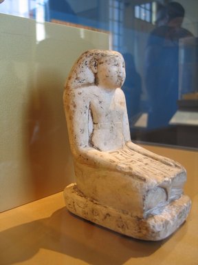  <em>Sennefer</em>, ca. 1938-1837 B.C.E. Limestone, pigment, 6 1/2 × 3 1/4 × 4 3/4 in. (16.5 × 8.3 × 12.1 cm). Brooklyn Museum, Museum Collection Fund, 11.658. Creative Commons-BY (Photo: Brooklyn Museum, CUR.11.658_erg2_2015_2.jpg)