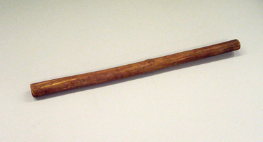 Osage. <em>Unfinished Flute</em>, late 19th-early 20th century. Wood, 1 × 1 × 18 13/16 in. (2.6 × 2.6 × 47.8 cm). Brooklyn Museum, Museum Expedition 1911, Museum Collection Fund, 11.694.8975. Creative Commons-BY (Photo: Brooklyn Museum, CUR.11.694.8975.jpg)