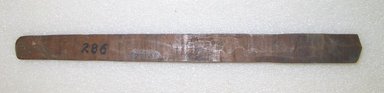 Ainu. <em>Long Straight Prayer Stick</em>. Wood, 1 3/16 x 13 7/8 in. (3 x 35.3 cm). Brooklyn Museum, Gift of Herman Stutzer, 12.251. Creative Commons-BY (Photo: Brooklyn Museum, CUR.12.251_bottom.jpg)