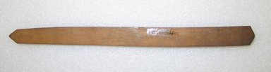 Ainu. <em>Long Straight Prayer Stick</em>. Wood, 1 x 13 1/16 in. (2.6 x 33.2 cm). Brooklyn Museum, Gift of Herman Stutzer, 12.254. Creative Commons-BY (Photo: Brooklyn Museum, CUR.12.254_bottom.jpg)