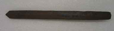 Ainu. <em>Long Straight Prayer Stick</em>. Wood, 1 3/16 x 14 5/16 in. (3 x 36.4 cm). Brooklyn Museum, Gift of Herman Stutzer, 12.266. Creative Commons-BY (Photo: Brooklyn Museum, CUR.12.266_bottom.jpg)