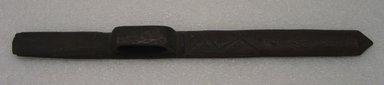 Ainu. <em>Long Straight Prayer Stick</em>. Wood, 1 3/16 x 14 5/16 in. (3 x 36.4 cm). Brooklyn Museum, Gift of Herman Stutzer, 12.266. Creative Commons-BY (Photo: Brooklyn Museum, CUR.12.266_top.jpg)
