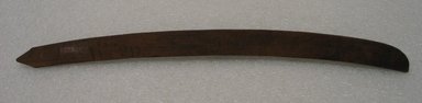 Ainu. <em>Prayer Stick</em>. Wood, 13 7/16 x 15/16 in. (34.2 x 2.4 cm). Brooklyn Museum, Gift of Herman Stutzer, 12.316. Creative Commons-BY (Photo: Brooklyn Museum, CUR.12.316_bottom.jpg)