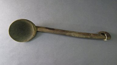 Ainu. <em>Ladle or Spoon with Handle</em>. Wood Brooklyn Museum, Gift of Herman Stutzer, 12.369. Creative Commons-BY (Photo: Brooklyn Museum, CUR.12.369.jpg)