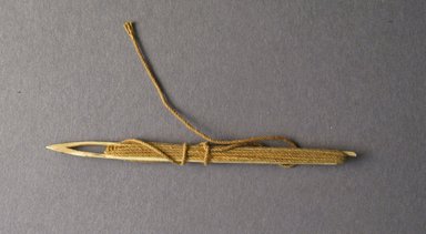 Ainu. <em>Net Needle</em>. Bone, B: 11/16 x 5 11/16 in. (1.7 x 14.5 cm). Brooklyn Museum, Gift of Herman Stutzer, 12.466a-b. Creative Commons-BY (Photo: Brooklyn Museum, CUR.12.466b.jpg)