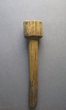Ainu. <em>Small Roe Masher</em>. Wood, 1 7/16 x 7 in. (3.7 x 17.8 cm). Brooklyn Museum, Gift of Herman Stutzer, 12.586. Creative Commons-BY (Photo: Brooklyn Museum, CUR.12.586.jpg)