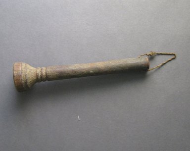 Ainu. <em>Roe Masher with Handle</em>. Wood Brooklyn Museum, Gift of Herman Stutzer, 12.673. Creative Commons-BY (Photo: Brooklyn Museum, CUR.12.673.jpg)