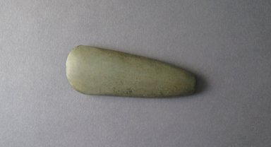 Ainu. <em>Celt</em>. Gray stone, 1 3/8 x 4 5/16 in. (3.5 x 11 cm). Brooklyn Museum, Gift of Herman Stutzer, 12.808. Creative Commons-BY (Photo: Brooklyn Museum, CUR.12.808.jpg)