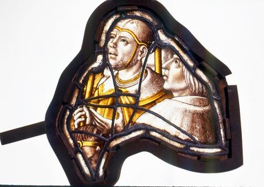  <em>Panel depicting Warriors</em>, 16th century. Stained glass, 13 x 11in. (33 x 27.9cm). Brooklyn Museum, Henry L. Batterman Fund, 13.81. Creative Commons-BY (Photo: Brooklyn Museum, CUR.13.81.jpg)