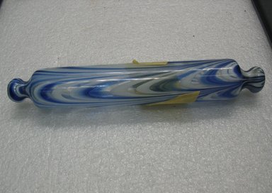 <em>Rolling Pin</em>, ca. 1750-1810. Glass, 16 1/2 x 2 3/4 in. (41.9 x 7 cm). Brooklyn Museum, Purchased by Special Subscription and Museum Collection Fund, 13.937. Creative Commons-BY (Photo: Brooklyn Museum, CUR.13.937.jpg)