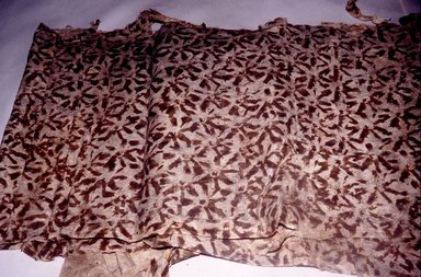 Hawaiian. <em>Tapa (Kapa)</em>, mid 19th-early 20th century. Barkcloth, pigment, 114 3/16 x 41 5/16 in. (290 x 105 cm). Brooklyn Museum, Brooklyn Museum Collection, 14.19. Creative Commons-BY (Photo: Brooklyn Museum, CUR.14.19.jpg)