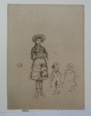 James Abbott McNeill Whistler (American, 1834–1903). <em>The Little Nurse</em>. Etching on paper, 5 3/16 x 3 13/16 in. (13.2 x 9.7 cm). Brooklyn Museum, Gift of A. Augustus Healy, 14.263 (Photo: Brooklyn Museum, CUR.14.263.jpg)