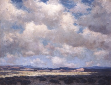 Albert Lorey Groll (American, 1866–1952). <em>Washoe Valley, Nevada</em>, ca. 1910–1915. Oil on canvas, 40 1/8 x 51 3/16 in. (101.9 x 130 cm). Brooklyn Museum, Contemporary Picture Purchase Fund, 15.330 (Photo: Brooklyn Museum, CUR.15.330.jpg)