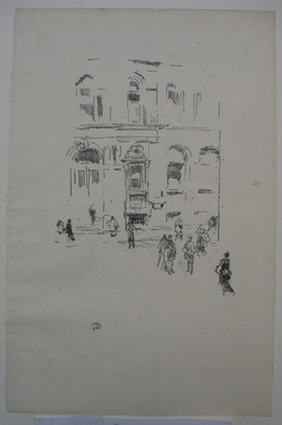 James Abbott McNeill Whistler (American, 1834–1903). <em>Victoria Club</em>, 1879. Lithograph, 12 3/16 x 7 15/16 in. (31 x 20.2 cm). Brooklyn Museum, Gift of the Rembrandt Club, 15.376 (Photo: Brooklyn Museum, CUR.15.376.jpg)