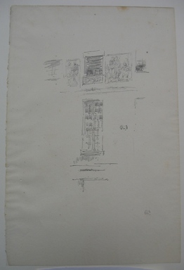 James Abbott McNeill Whistler (American, 1834-1903). <em>Hotel Colbert, Windows</em>, 1891. Lithograph, 12 3/16 x 8 in. (31 x 20.3 cm). Brooklyn Museum, Gift of the Rembrandt Club, 15.385 (Photo: Brooklyn Museum, CUR.15.385.jpg)
