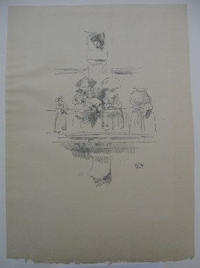 James Abbott McNeill Whistler (American, 1834-1903). <em>The Little Balcony</em>, 1894. Lithograph, 13 3/16 x 9 5/16 in. (33.5 x 23.7 cm). Brooklyn Museum, Gift of the Rembrandt Club, 15.394 (Photo: Brooklyn Museum, CUR.15.394.jpg)