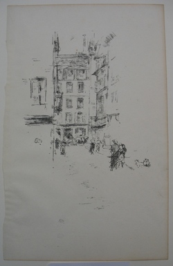 James Abbott McNeill Whistler (American, 1834–1903). <em>Rue Furstemberg</em>, 1894. Lithograph, 12 3/4 x 8 in. (32.4 x 20.3 cm). Brooklyn Museum, Gift of the Rembrandt Club, 15.399 (Photo: Brooklyn Museum, CUR.15.399.jpg)