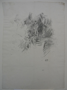 James Abbott McNeill Whistler (American, 1834–1903). <em>Fifth of November</em>, 1895. Lithograph, irregular: 11 11/16 x 8 3/4 in. (29.7 x 22.2 cm). Brooklyn Museum, Gift of the Rembrandt Club, 15.413 (Photo: Brooklyn Museum, CUR.15.413.jpg)