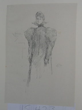 James Abbott McNeill Whistler (American, 1834–1903). <em>The Medici Collar</em>, 1897. Lithograph, irregular: 9 1/2 x 6 7/16 in. (24.1 x 16.4 cm). Brooklyn Museum, Gift of the Rembrandt Club, 15.423 (Photo: Brooklyn Museum, CUR.15.423.jpg)