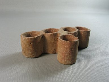  <em>Quintuple Kohl Tube?</em>. Terracotta, 1 3/16 x 2 5/16 x 4 5/16 in. (3 x 5.8 x 10.9 cm). Brooklyn Museum, Gift of Evangeline Wilbour Blashfield, Theodora Wilbour, and Victor Wilbour honoring the wishes of their mother, Charlotte Beebe Wilbour, as a memorial to their father, Charles Edwin Wilbour, 16.132. Creative Commons-BY (Photo: Brooklyn Museum, CUR.16.132_view1.jpg)