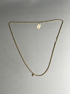  <em>Chain of Plaited Wire</em>, 3rd-5th century C.E. Gold, Length: 31 7/8 in. (81 cm). Brooklyn Museum, Gift of Evangeline Wilbour Blashfield, Theodora Wilbour, and Victor Wilbour honoring the wishes of their mother, Charlotte Beebe Wilbour, as a memorial to their father, Charles Edwin Wilbour, 16.150. Creative Commons-BY (Photo: Brooklyn Museum, CUR.16.150_overall.JPG)