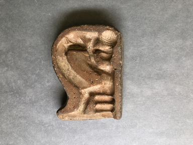  <em>Mold for Making a Wedjat Eye</em>, 305-30 B.C.E. Terracotta, 3 1/8 × 2 3/8 × 11/16 in. (8 × 6 × 1.7 cm). Brooklyn Museum, Gift of Evangeline Wilbour Blashfield, Theodora Wilbour, and Victor Wilbour honoring the wishes of their mother, Charlotte Beebe Wilbour, as a memorial to their father, Charles Edwin Wilbour, 16.580.219. Creative Commons-BY (Photo: , CUR.16.580.219_view01.jpg)