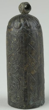 Coptic. <em>Bell?</em>, 5th-7th century C.E. Bronze, 2 3/8 in. (6 cm). Brooklyn Museum, Gift of Evangeline Wilbour Blashfield, Theodora Wilbour, and Victor Wilbour honoring the wishes of their mother, Charlotte Beebe Wilbour, as a memorial to their father, Charles Edwin Wilbour, 16.580.45. Creative Commons-BY (Photo: Brooklyn Museum (in collaboration with Index of Christian Art, Princeton University), CUR.16.580.45_view1_ICA.jpg)