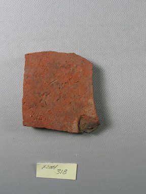 Demotic. <em>Demotic Ostracon</em>. Terracotta, pigment, 3 1/4 x 3/8 x 3 9/16 in. (8.2 x 1 x 9.1 cm). Brooklyn Museum, Gift of Evangeline Wilbour Blashfield, Theodora Wilbour, and Victor Wilbour honoring the wishes of their mother, Charlotte Beebe Wilbour, as a memorial to their father, Charles Edwin Wilbour, 16.580.535. Creative Commons-BY (Photo: Brooklyn Museum, CUR.16.580.535_view1.jpg)