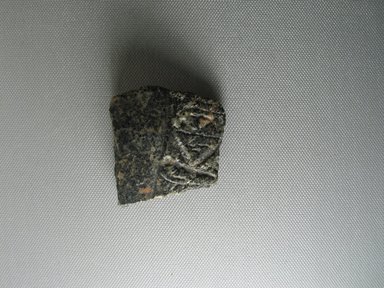  <em>Fragment Retaining One Worked Surface</em>, ca. 1352–1336 B.C.E. Granite, 2 x 2 1/16 in. (5.1 x 5.3 cm). Brooklyn Museum, Gift of Evangeline Wilbour Blashfield, Theodora Wilbour, and Victor Wilbour honoring the wishes of their mother, Charlotte Beebe Wilbour, as a memorial to their father, Charles Edwin Wilbour, 16.732. Creative Commons-BY (Photo: Brooklyn Museum, CUR.16.732_view01.jpg)