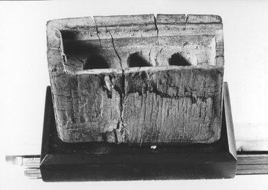  <em>Physician's Box</em>, ca. 1938-1700 B.C.E. or later. Wood (ebony?), 2 1/16 x 2 15/16 x 1 1/4 in. (5.3 x 7.5 x 3.1 cm). Brooklyn Museum, Gift of Evangeline Wilbour Blashfield, Theodora Wilbour, and Victor Wilbour honoring the wishes of their mother, Charlotte Beebe Wilbour, as a memorial to their father, Charles Edwin Wilbour, 16.77. Creative Commons-BY (Photo: Brooklyn Museum, CUR.16.77_NegB_view2_print_bw.jpg)