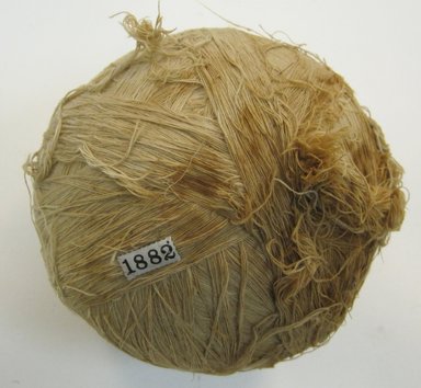  <em>Ball of Yarn</em>, 1000-1400 (?). Cotton, 5 1/8 x 5 1/8 in. (13 x 13 cm). Brooklyn Museum, Gift of Richard H. Clarke, 1882. Creative Commons-BY (Photo: Brooklyn Museum, CUR.1882.jpg)