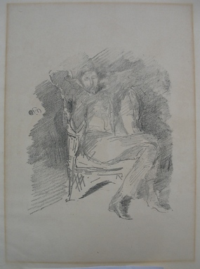James Abbott McNeill Whistler (American, 1834-1903). <em>Firelight - Joseph Pennel, No. 1</em>, 1896. Lithograph, 14 1/2 x 10 5/8 in. (36.8 x 27 cm). Brooklyn Museum, Museum Collection Fund, 19.124 (Photo: Brooklyn Museum, CUR.19.124.jpg)