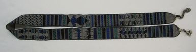  <em>Belt</em>, 20th century. Cotton, floss, 2 3/4 × 84 1/2 in. (7 × 214.6 cm). Brooklyn Museum, Gift in memory of Arthur W. Clement, 1989.168.30. Creative Commons-BY (Photo: , CUR.1989.168.30_view01.jpg)