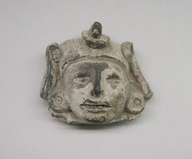  <em>Head Fragment</em>. Clay, pigment, 3 x 3 3/8 x 2 in. (7.6 x 8.6 x 5.1 cm). Brooklyn Museum, The Adolph and Esther D. Gottlieb Collection, 1989.51.70. Creative Commons-BY (Photo: Brooklyn Museum, CUR.1989.51.70_front.jpg)
