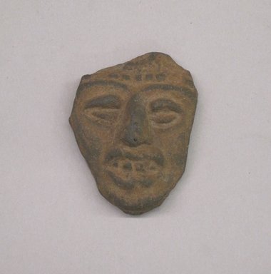  <em>Head Fragment</em>. Clay, 2 x 1 5/8 x 3/4 in. (5.1 x 4.1 x 1.9 cm). Brooklyn Museum, The Adolph and Esther D. Gottlieb Collection, 1989.51.71. Creative Commons-BY (Photo: Brooklyn Museum, CUR.1989.51.71.jpg)