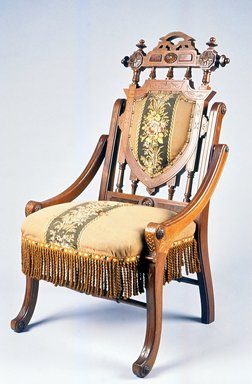 Folding Armchair (reception) (Renaissance Revival style)