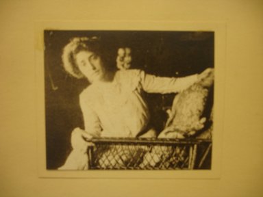 Joseph T. Keiley (American, 1869-1914). <em>Mercedes de Cordoba</em>, n.d. Platinum print, 3 3/16 x 3 3/4 in. (8.2 x 9.5 cm). Brooklyn Museum, Anonymous gift, 1991.305.1 (Photo: Brooklyn Museum, CUR.1991.305.1.jpg)