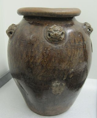  <em>Jar</em>, 19th century. Ceramic, height: 19 1/2 in. Brooklyn Museum, Gift of the Estate of Charles A. Brandon, 1991.74.42. Creative Commons-BY (Photo: Brooklyn Museum, CUR.1991.74.42.jpg)