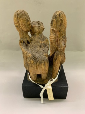 Mahafaly. <em>Grave Post Finial</em>, late 19th or early 20th century. Wood, 9 x 6 in.  (22.9 x 15.2 cm). Brooklyn Museum, Gift of Dr. Ernst Anspach, 1992.229. Creative Commons-BY (Photo: , CUR.1992.229_view01.jpg)