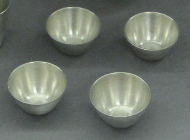 Marion Anderson Noyes (American, 1907-2002). <em>Miniature Bowl</em>. Pewter, 3/4 x 1 3/16 in. (1.9 x 3 cm). Brooklyn Museum, Gift of Marion Anderson Noyes, 1992.40.22. Creative Commons-BY (Photo: Brooklyn Museum, CUR.1992.40.22.jpg)
