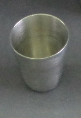 Marion Anderson Noyes (American, 1907-2002). <em>Miniature Tumbler</em>. Pewter, 1 5/16 x 1 in. (3.3 x 2.5 cm). Brooklyn Museum, Gift of Marion Anderson Noyes, 1992.40.24. Creative Commons-BY (Photo: Brooklyn Museum, CUR.1992.40.24.jpg)
