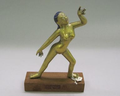 Nepalese. <em>Dakini</em>, ca. 1600. Gilt bronze, 7 x 5 in. (17.8 x 12.7 cm). Brooklyn Museum, Gift of Joseph H. Hazen, 1993.104.11. Creative Commons-BY (Photo: , CUR.1993.104.11.jpg)