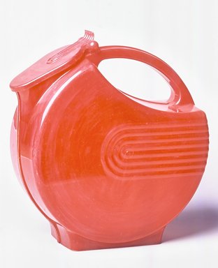 Charles M. Burroughs (American, 1904-1998). <em>Pitcher, Burrite Design, Model #123</em>, ca. 1948. Plastic, 8 1/8 × 7 3/4 × 3 1/8 in. (20.6 × 19.7 × 7.9 cm). Brooklyn Museum, Gift of Paul F. Walter, 1994.119.17. Creative Commons-BY (Photo: Brooklyn Museum, CUR.1994.119.17.jpg)