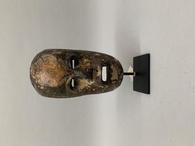 Makonde artist. <em>Mask</em>, 20th century. Wood, pigment, 9 3/4 x 5 x 2 1/2 in. (24.8 x 12.7 x 6.3 cm). Brooklyn Museum, Gift of Drs. Noble and Jean Endicott, 1994.183.4. Creative Commons-BY (Photo: Brooklyn Museum, CUR.1994.183.4_overall.jpeg)