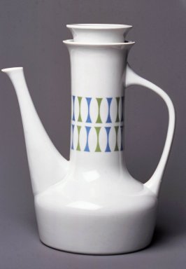 Coffeepot and Lid, Contempri Design, Eclipse Pattern